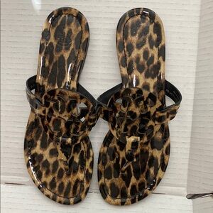 Tory Burch Leopard Print Sandals